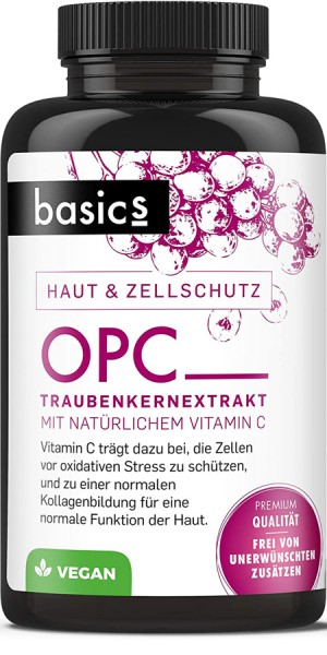 OPC Traubenkernextrakt - hochdosiert mit 800mg Extrakt je Tagesdosis